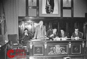 1980. Entrega de los premios Provinciales de la Diputación Provincial de Guadalajara