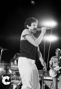 1980. Miguel Ríos y los alcarreños Azimut, una noche de rock