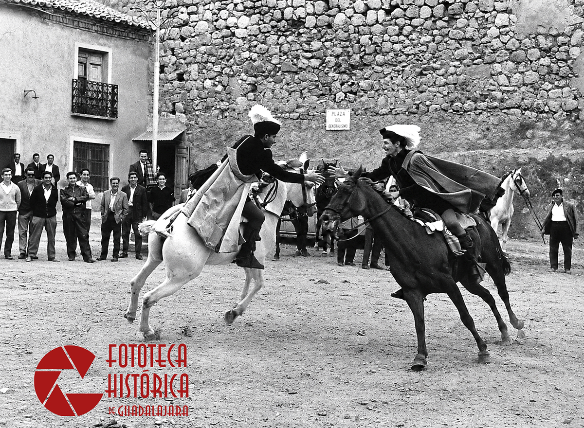 Fotografía histórica del Festival Medieval de Hita en 1964