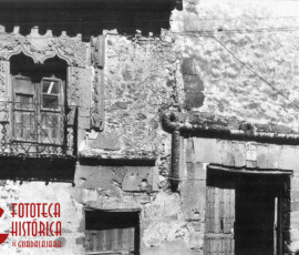 Antigua tarjeta postal de Atienza, Guadalajara