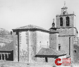 Antigua tarjeta postal de Atienza, Guadalajara