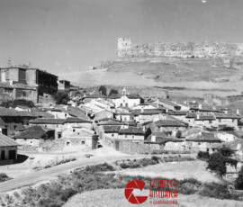 Antigua tarjeta postal de Atienza, Guadalajara