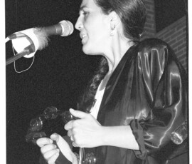 José Antonio Alonso presenta su disco De Fiesta en las Ferias de Guadalajara de 1990