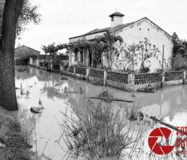 1961. Una gran tormenta descargó sobre la ciudad y pueblos limítrofes